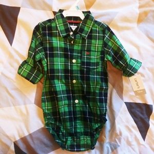 Baby boy plaid shirt